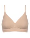 MEY Dames Invisibles Padded Triangle Bra Cream Tan