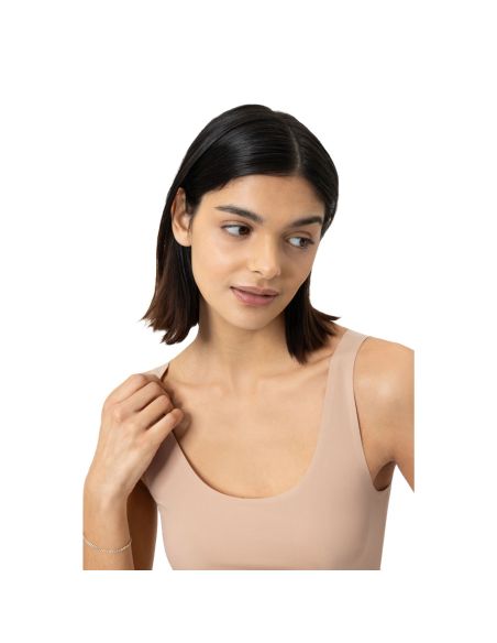 MEY Dames Invisibles Top Hemd Cream Tan