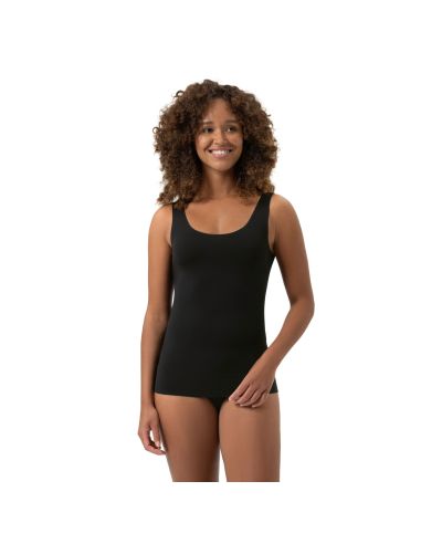 MEY Dames Invisibles Top Hemd Zwart