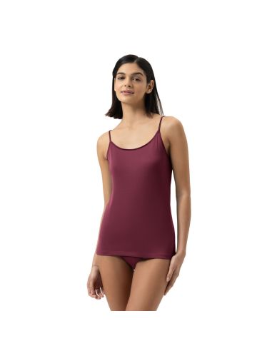 MEY Dames Emotion Top Spaghetti Hemd Boysenberry 55201