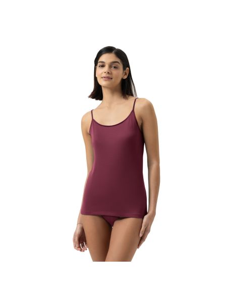 MEY Dames Emotion Top Spaghetti Hemd Boysenberry 55201