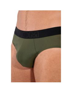 HOM Mini Briefs Supersoft Khakigroen  2