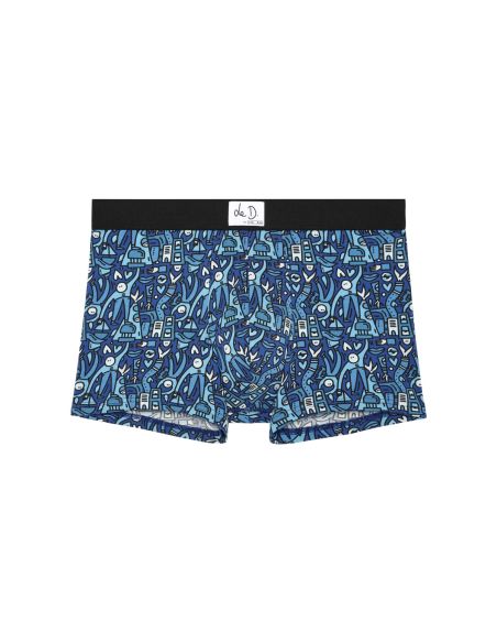 HOM Boxer Briefs Voyages Blauw