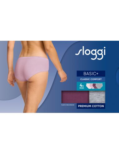 Sloggi Basic Midi Slip 4 pack C4P V014 3+1 gratis
