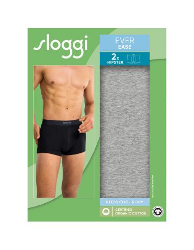 Sloggi Men Ever Ease Hipster 2Pack Grijs