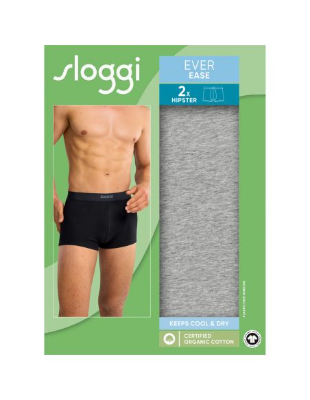 Sloggi Men Ever Ease Hipster 2Pack Grijs