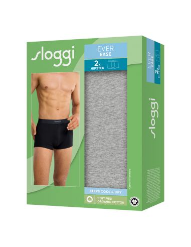 Sloggi Men Ever Ease Hipster 2Pack Grijs