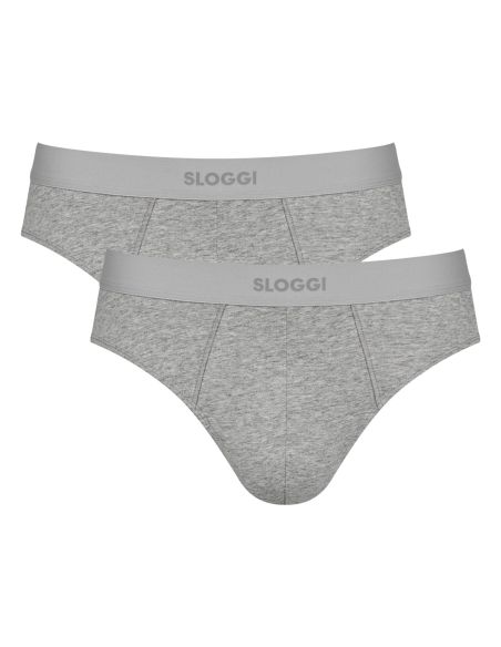 Sloggi Men Ever Ease Brief 2Pack Grijs