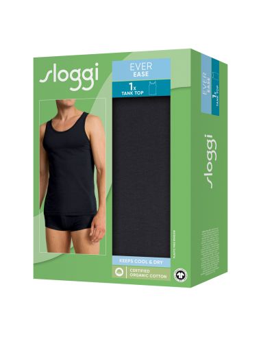 Sloggi Men Ever Ease Tank Top Zwart