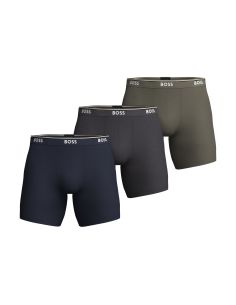 Hugo Boss Heren Boxershorts Long 3Pack Power 989