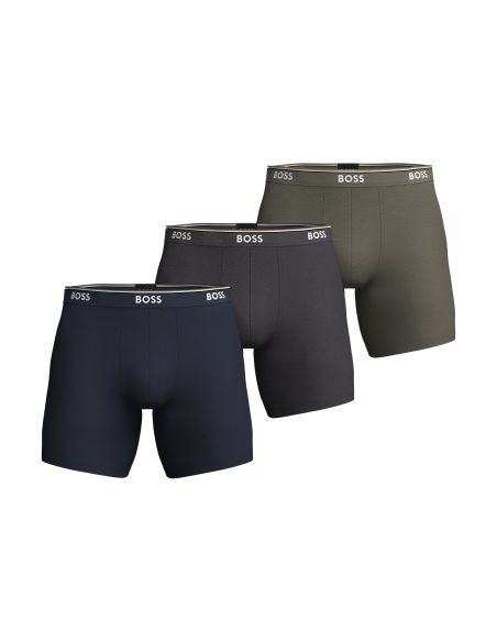 Hugo Boss Heren Boxershorts Long 3Pack Power 989