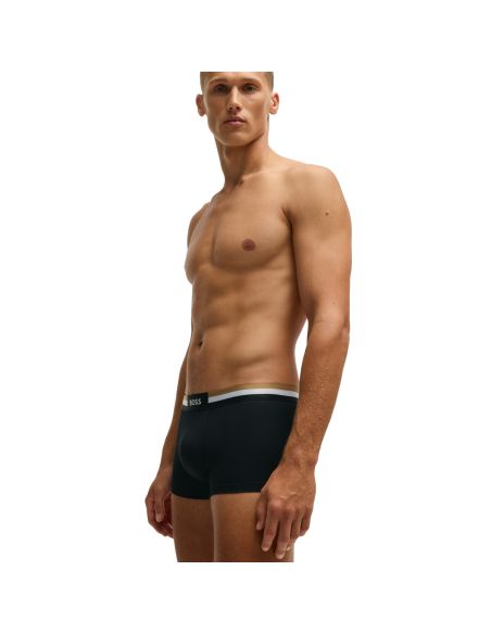 Hugo Boss Heren Trunk 3Pack Motion Zwart