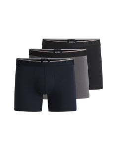 Hugo Boss Heren Boxershorts 3Pack Bamboo Zwart