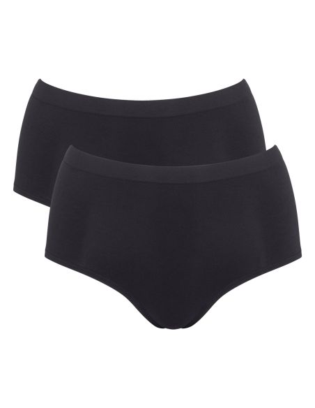Sloggi GO Sence Highwaist Maxi 2Pack Zwart