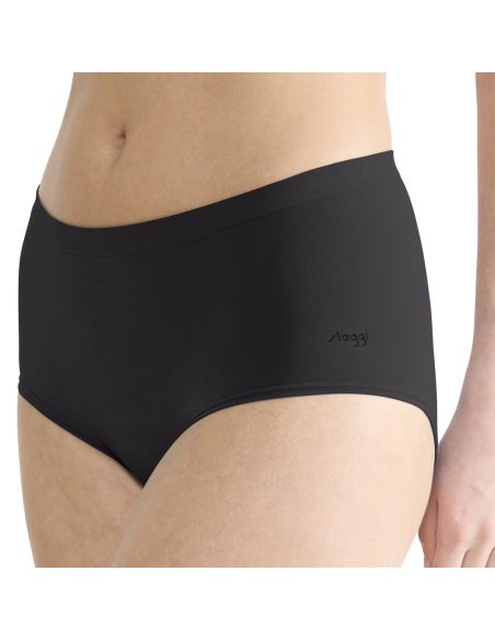 Sloggi GO Sence Highwaist Maxi 2Pack Zwart
