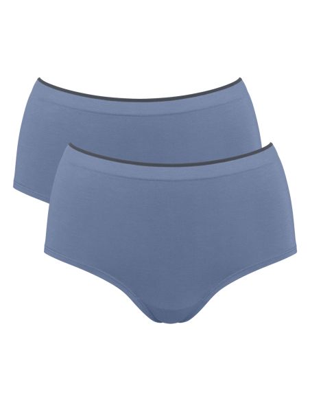 Sloggi GO Sence Highwaist Maxi 2Pack Blue Shadow