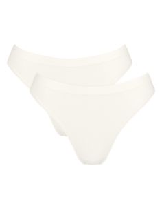 Sloggi GO Sence High Leg 2Pack Silk White