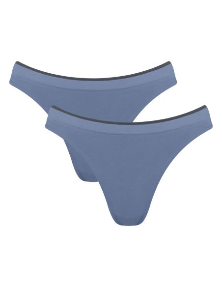 Sloggi GO Sence High Leg 2Pack Blue Shadow
