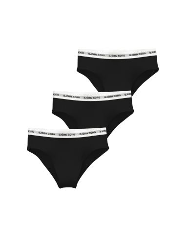Bjorn Borg Dames Logo HighWaist Maxi Slip 3pack MP001