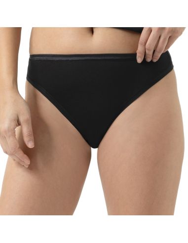 MEY Dames Modal Pure String Zwart 1120064