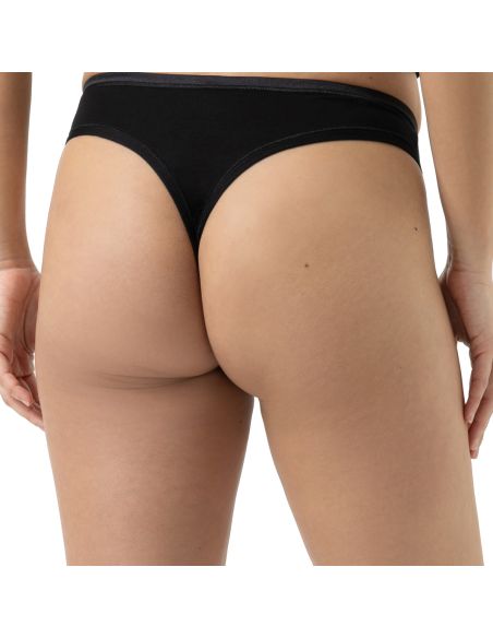 MEY Dames Modal Pure String Zwart 1120064