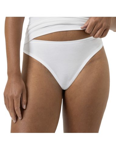 MEY Dames Modal Pure String Wit 1120064