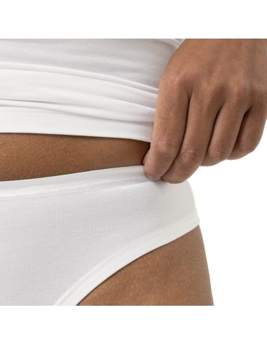 MEY Dames Modal Pure String Wit 1120064