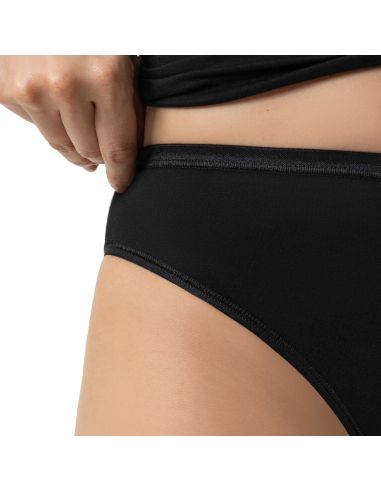 MEY Dames Modal Pure American Pants Zwart 1120039