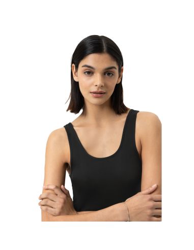 MEY Dames Modal Pure Top Zwart 1110039