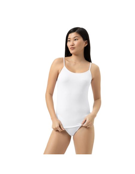 MEY Dames Modal Pure Spaghetti Top Wit 1110038