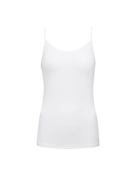 MEY Dames Modal Pure Spaghetti Top Wit 1110038