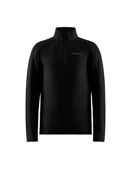 Craft Junior Thermo Fleece Shirt Core Gain Midlayer Zwart