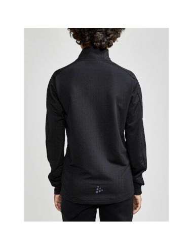 Craft Junior Thermo Fleece Shirt Core Gain Midlayer Zwart