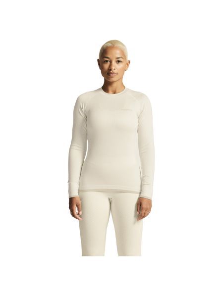 Craft Dames Thermo T-shirt Longsleeve ADV Warm Intensity Tofu Plaster