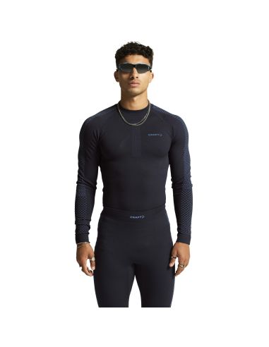 Craft Heren Thermo T-shirt Longsleeve ADV Warm Intensity Blaze Royal