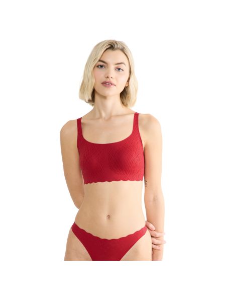 Sloggi Zero Feel Bliss Festive Top Shanghai Red