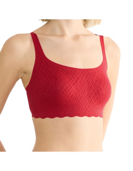 Sloggi Zero Feel Bliss Festive Top Shanghai Red