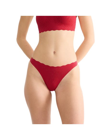 Sloggi Zero Feel Bliss Festive String Shanghai Red