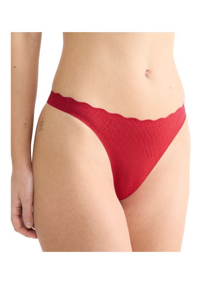 Sloggi Zero Feel Bliss Festive String Shanghai Red