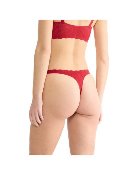Sloggi Zero Feel Bliss Festive String Shanghai Red