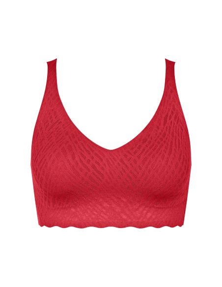 Sloggi Zero Feel Bliss Festive Bralette Shanghai Red