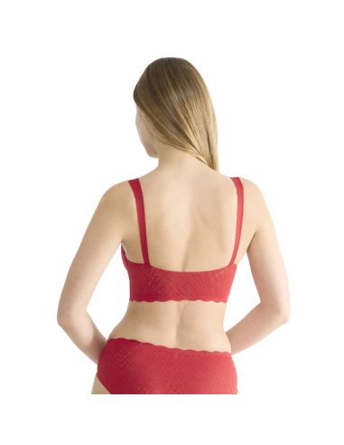 Sloggi Zero Feel Bliss Festive Bralette Shanghai Red