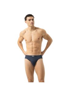 MEY Heren Jazz Pants Boarder Blue 2120133 2