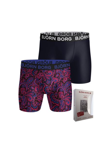 Bjorn Borg Heren Boxershort Sports Microfiber 2pack MP001 Bjorn Borg Heren Boxershort Sports Microfiber 2pack MP001