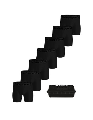 Bjorn Borg Heren Boxershort Sports Lightweight 7pack MP001 met WASZAK