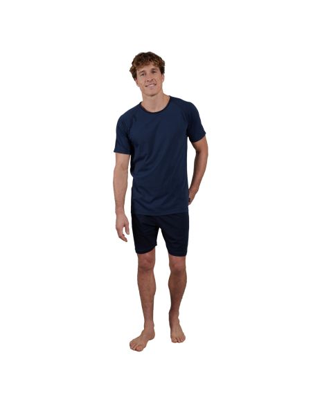 CECEBA Heren Pyjamaset 1pack Blauw