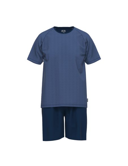 CECEBA Heren Pyjamaset 1pack Blauw