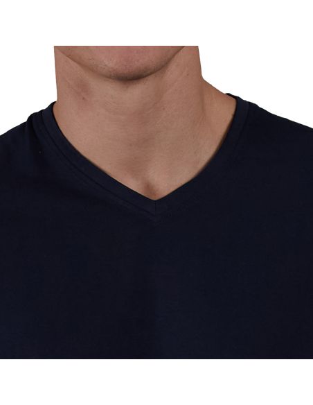 CECEBA Heren T-shirt Korte Mouw Sapporo Zwart