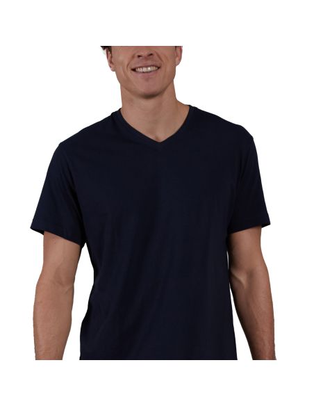 CECEBA Heren T-shirt Korte Mouw Sapporo Zwart