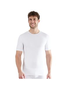 CECEBA Heren Bamboe T-shirt Ronde Hals 2Pack Wit 2